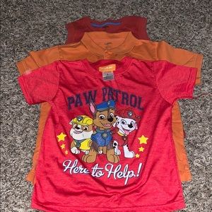 Three boys shirts